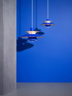 Clearance Louis Poulsen Suspension PH 5 Mini Bleu roi