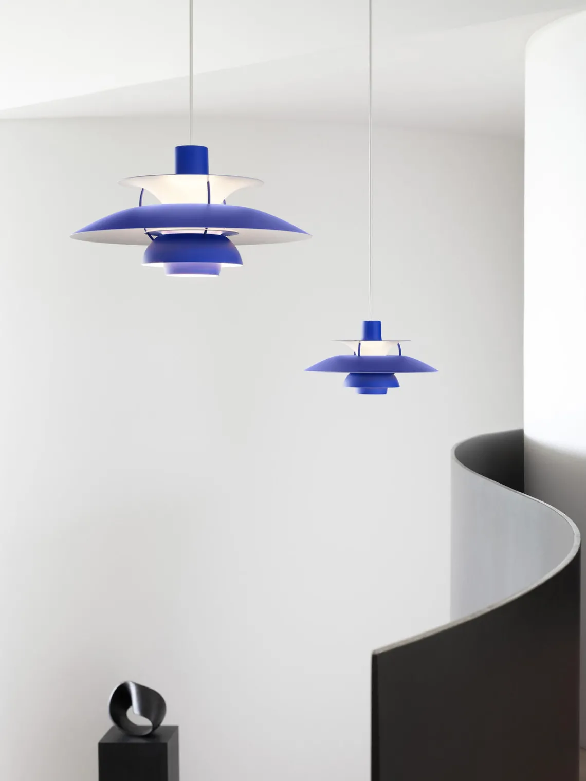 Clearance Louis Poulsen Suspension PH 5 Mini Bleu roi