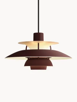 Fashion Louis Poulsen Suspension PH 5 Mini Lie de vin, blanc
