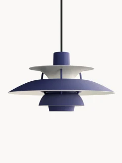New Louis Poulsen Suspension PH 5 Mini Bleu foncé, blanc