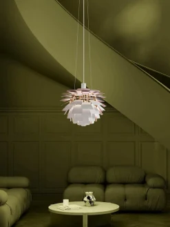 Outlet Louis Poulsen Suspension PH Artichoke Anniversary Edition Blanc, rose pâle, doré