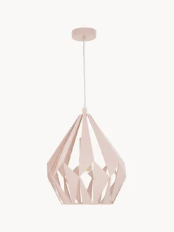 Outlet EGLO Suspension scandi Carlton Rose pâle