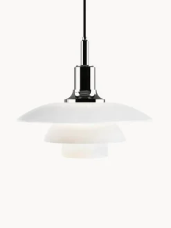 Best Louis Poulsen Suspension soufflé bouche PH 3½-3 Argenté, blanc
