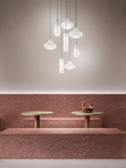 Sale Panzeri Suspension soufflée bouche Olivia Blanc