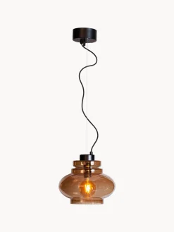 Outlet By Rydens Suspension soufflée bouche Dolores Brun transparent, noir