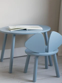 Outlet Nofred Table avec chaise pour enfant Mouse, 2 pièces Bleu ciel