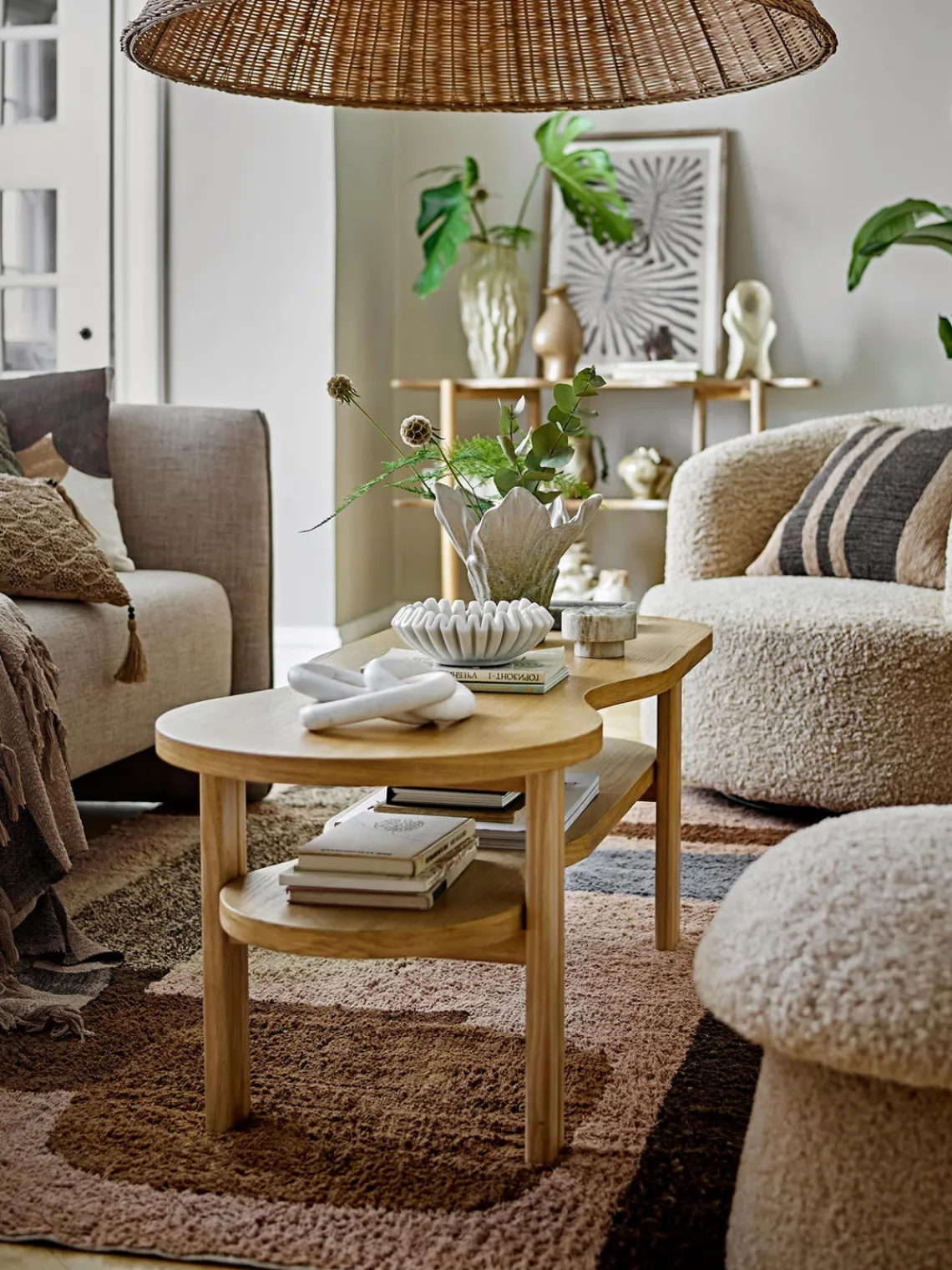 Sale Bloomingville Table basse de forme organique Valria