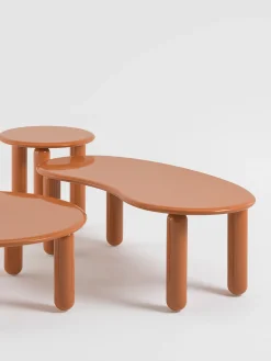 Sale Kartell Table basse de forme organique Undique Mas Nougat