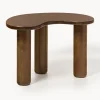 Sale Bloomingville Table basse en bois d'hévéa de forme organique Luppa