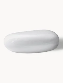 Best Driade Table basse en verre de forme organique Koishi Blanc, haute brillance
