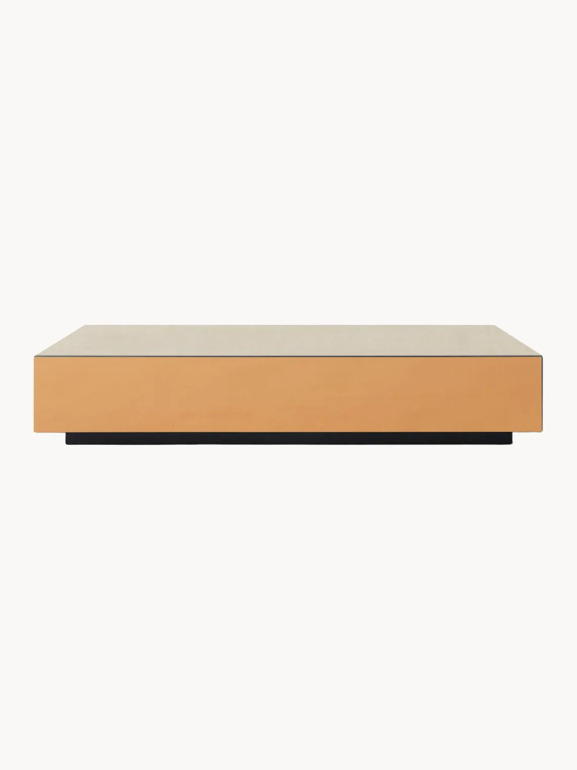 Outlet HKLIVING Table basse faite main en verre Miroir, larg. 80 cm
