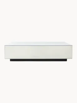 Hot HKLIVING Table basse faite main en verre miroir Mirror, larg. 90 cm Argenté