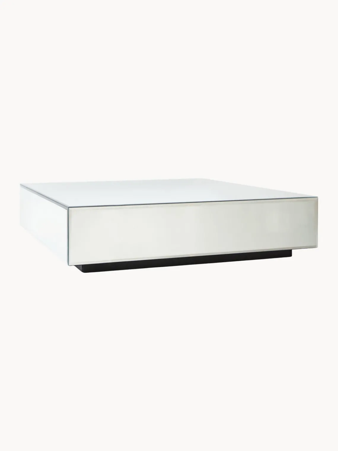 Hot HKLIVING Table basse faite main en verre miroir Mirror, larg. 90 cm Argenté