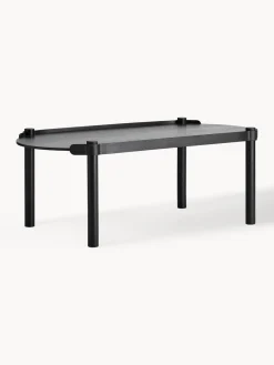 New Cooee Design Table basse ovale en bois de chêne Woody