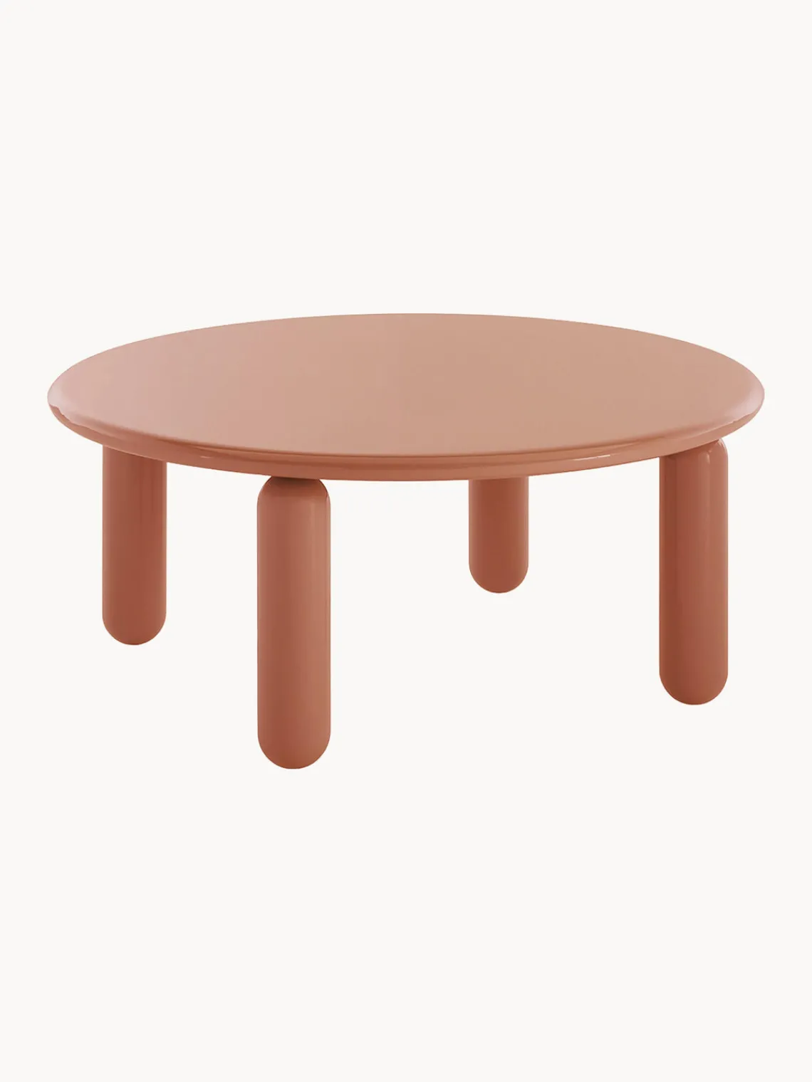 New Kartell Table basse ronde Undique Mas Nougat