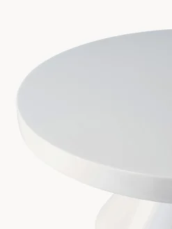 New Pols Potten Table basse ronde Zig Zag Blanc