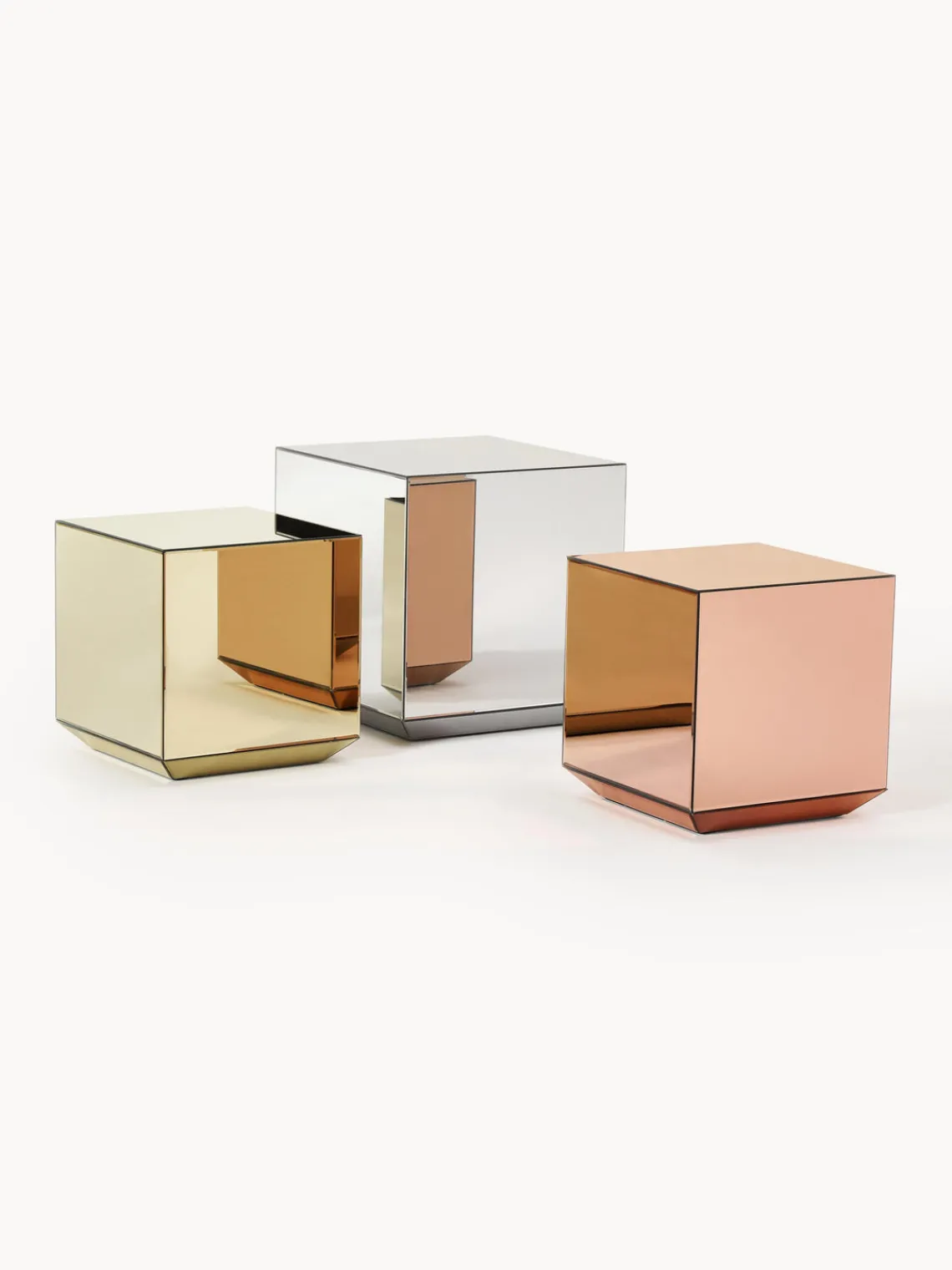 New AYTM Table basse Speculum Doré