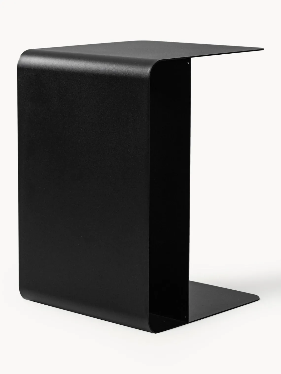 New Metallbude Table d'appoint artisanale Cosmo Noir