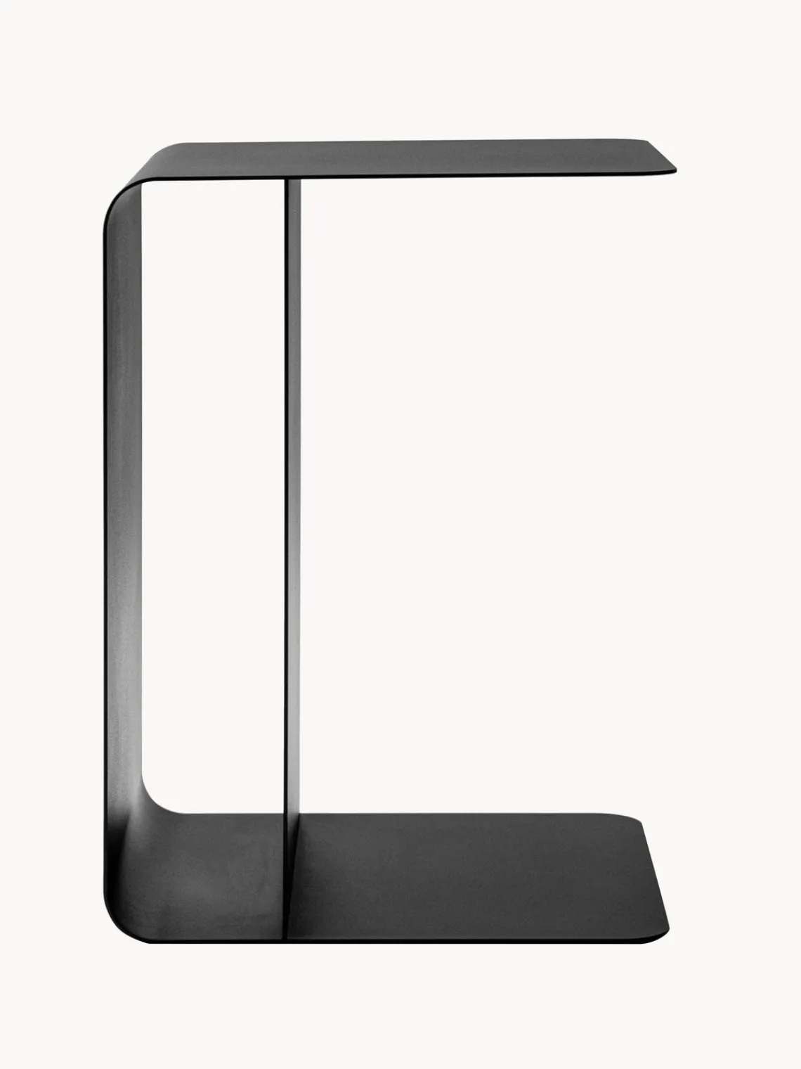 New Metallbude Table d'appoint artisanale Cosmo Noir