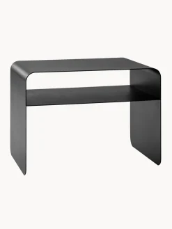 New Metallbude Table d'appoint artisanale Cosmo Noir