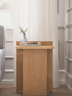 Outlet Gejst Table d'appoint en Ismo Bois de chêne