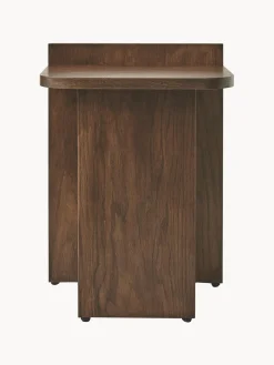 Sale Gejst Table d'appoint en bois de chêne Ismo Bois de chêne foncé laqué