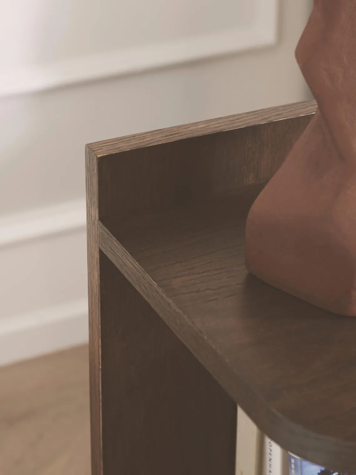 Sale Gejst Table d'appoint en bois de chêne Ismo Bois de chêne foncé laqué
