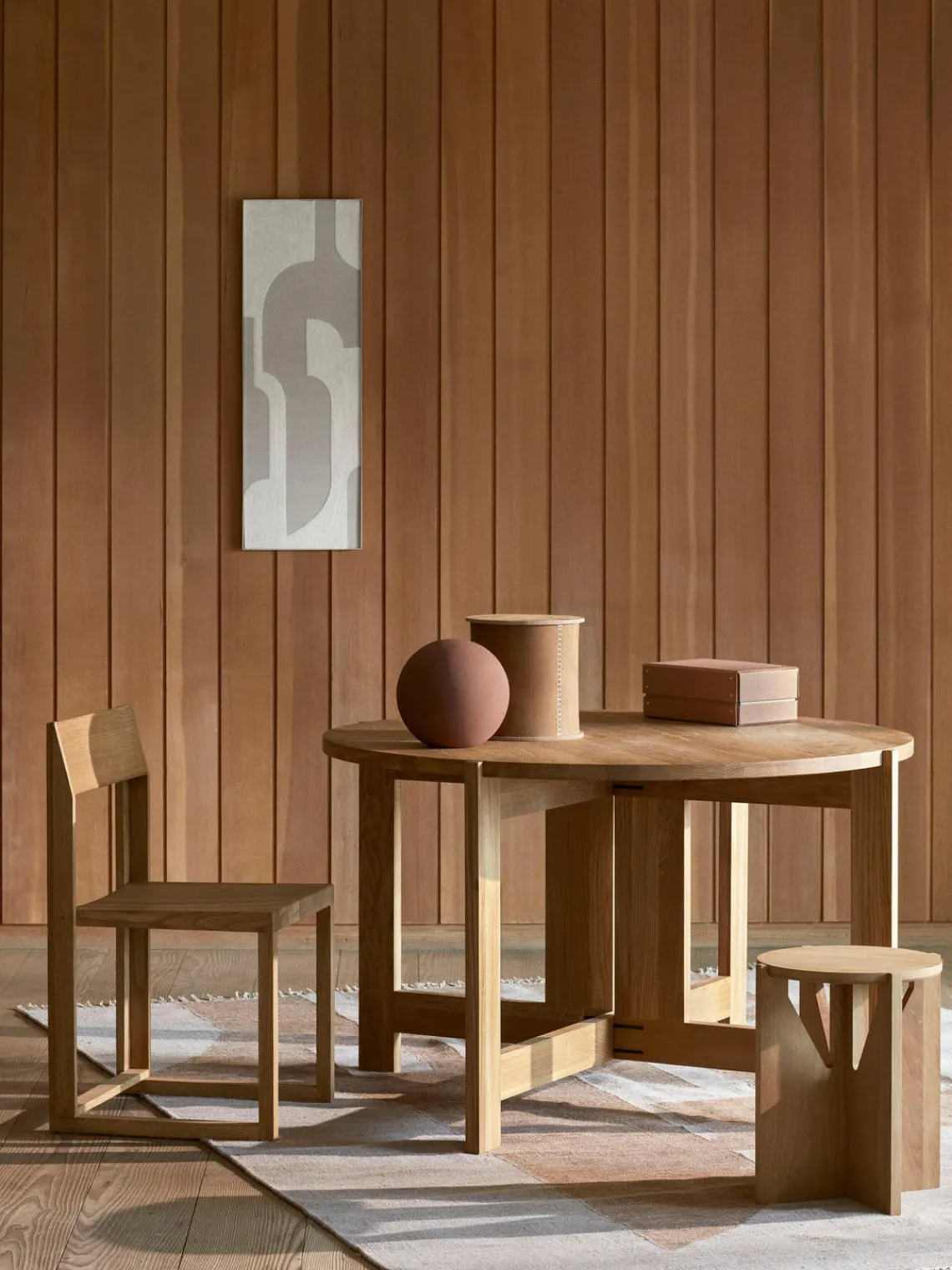 New Kristina Dam Table d'appoint en chêne Future Bois de chêne