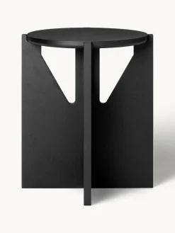 New Kristina Dam Table d'appoint en chêne Future Noir
