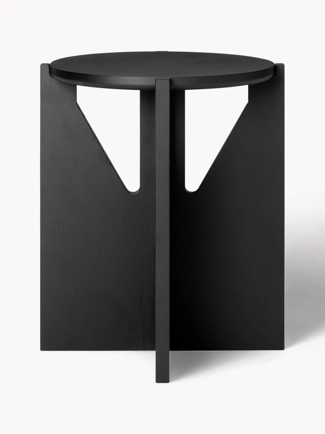 New Kristina Dam Table d'appoint en chêne Future Noir