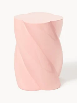 Clearance &k Amsterdam Table d'appoint en verre Marshmallow Rose pâle
