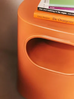 Best HKLIVING Table d'appoint ovale Space Orange