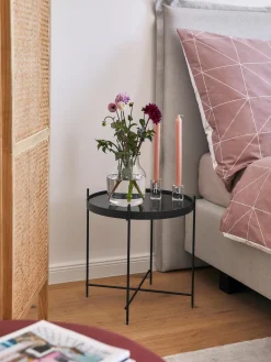 Clearance Zuiver Table d'appoint pliante avec plateau amovible Cupid Noir
