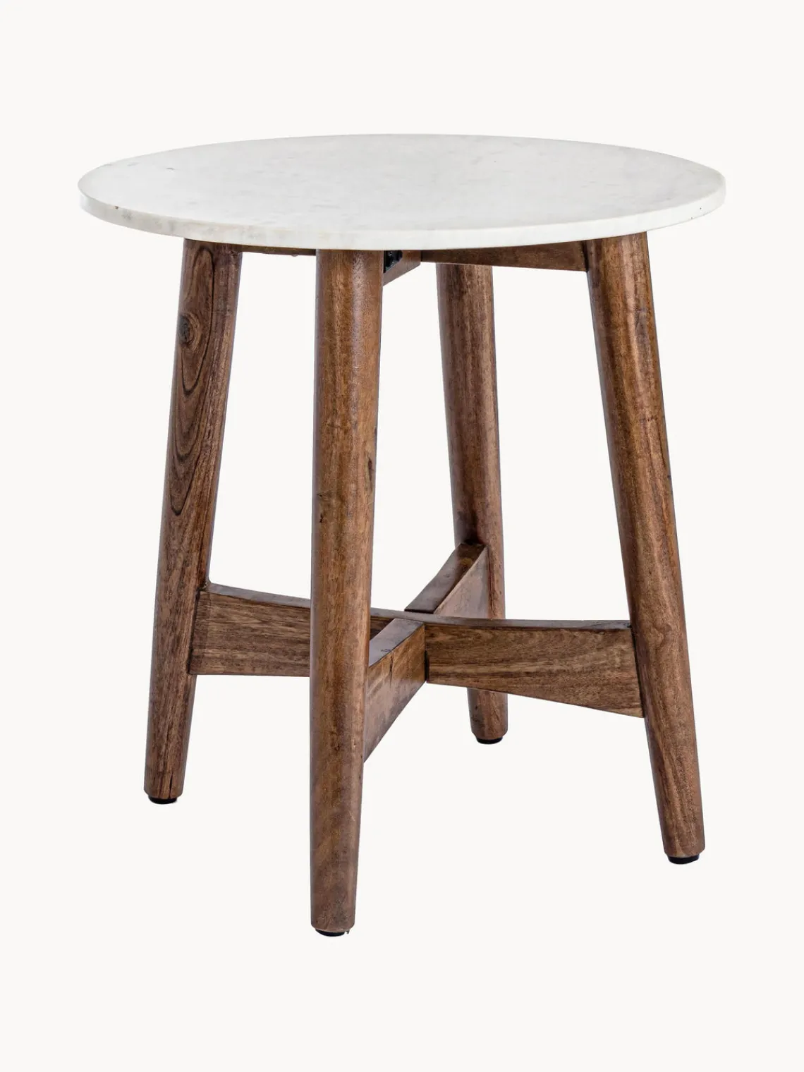 Best Bizzotto Table d'appoint ronde avec plateau en marbre Sylvester
