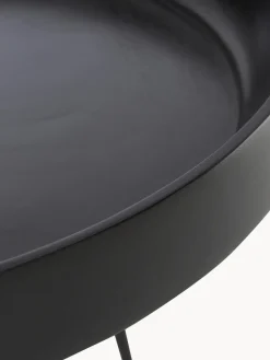 Online Mater Table d'appoint ronde en manguier Bowl Manguier laqué, noir