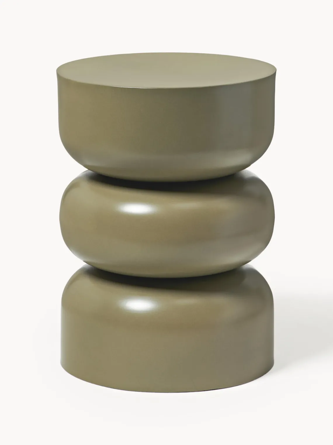 Outlet Nordal Table d'appoint ronde en métal Alma