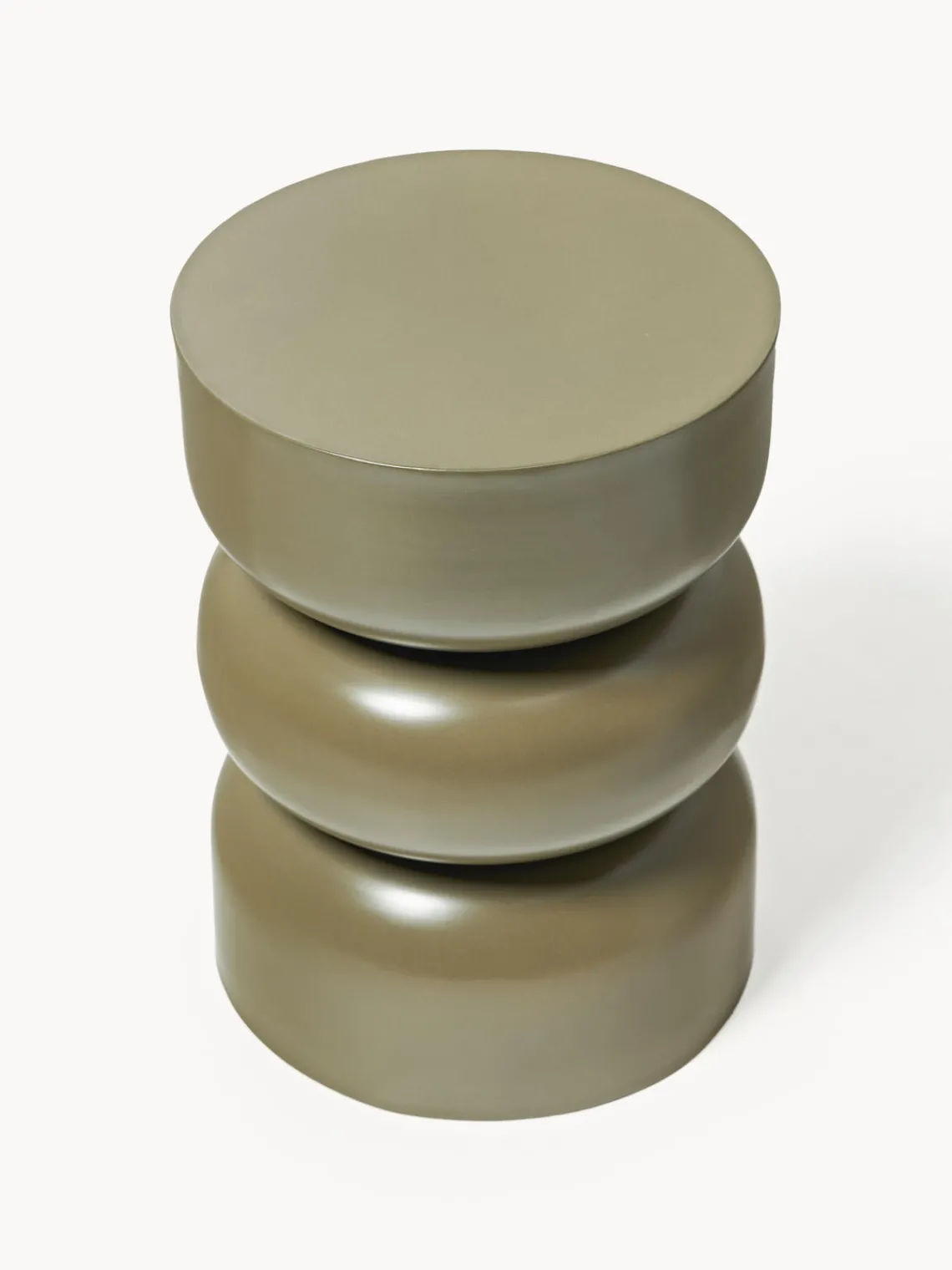 Outlet Nordal Table d'appoint ronde en métal Alma