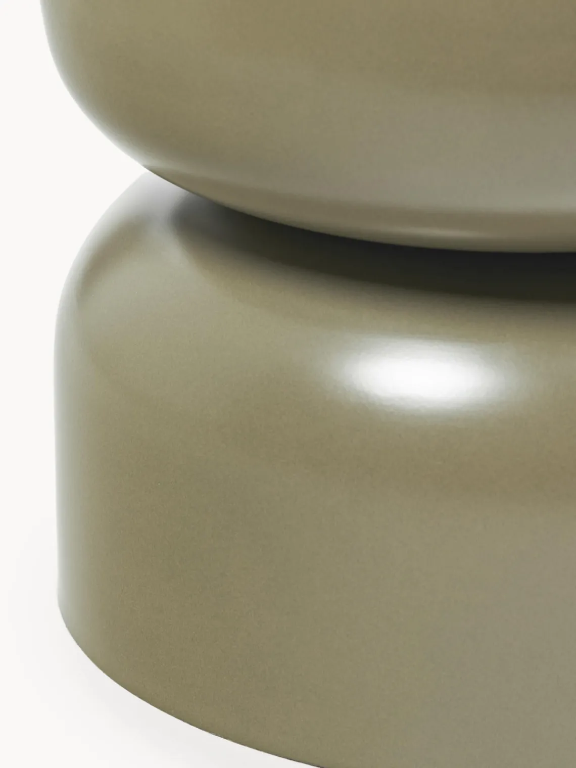 Outlet Nordal Table d'appoint ronde en métal Alma