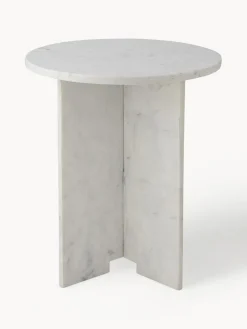 Discount Bloomingville Table d'appoint ronde en marbre Jasmina