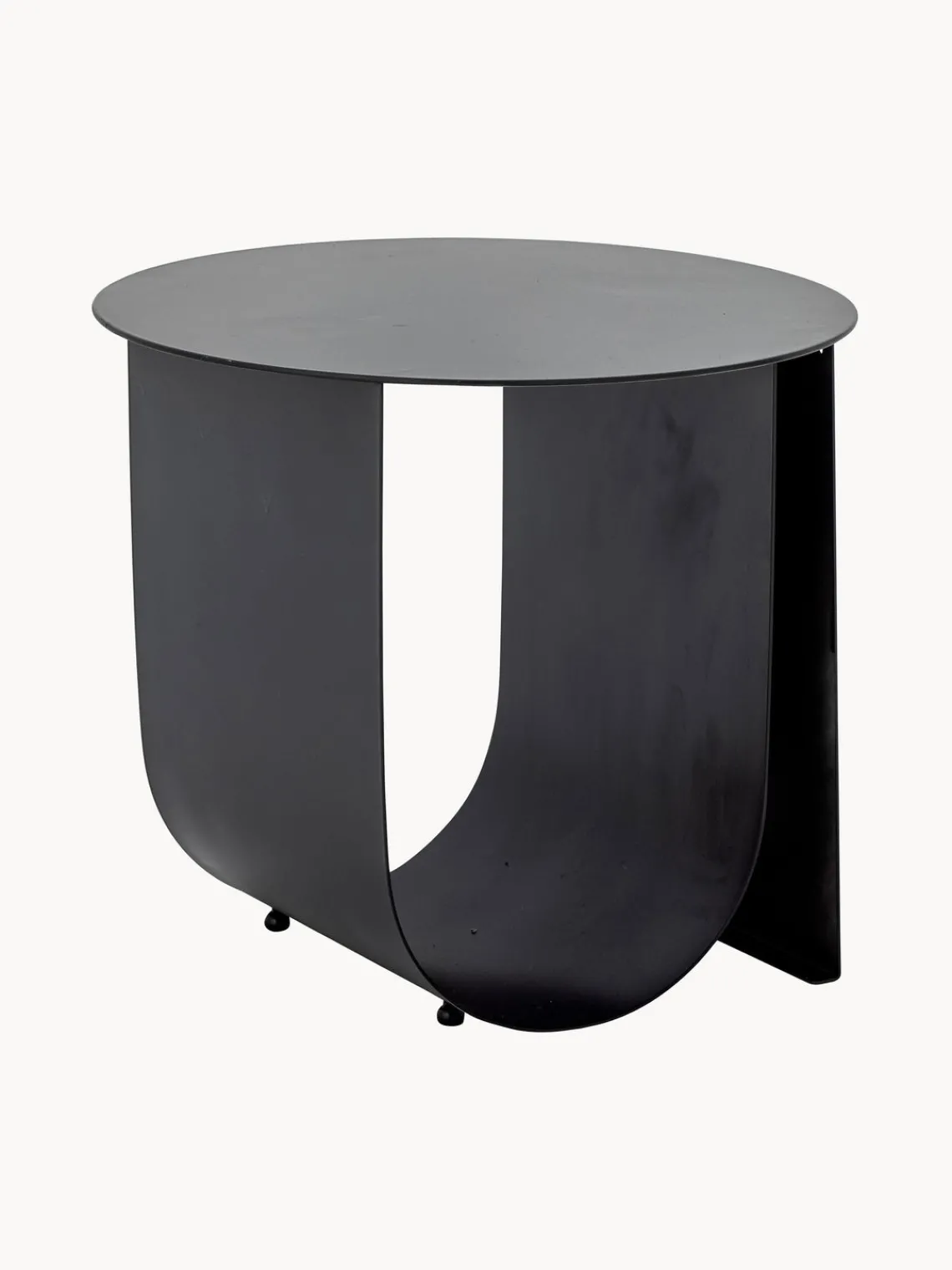 New Bloomingville Table d'appoint ronde en métal Cher