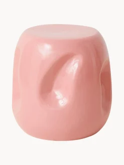 Outlet HKLIVING Table d'appoint ronde faite main en céramique Currents Vieux rose