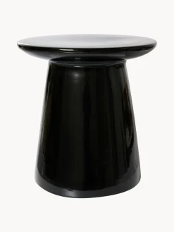 Clearance HKLIVING Table d'appoint ronde surface brillante Dustan