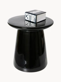 Clearance HKLIVING Table d'appoint ronde surface brillante Dustan