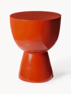 Clearance Pols Potten Table d'appoint ronde Tam Tam Rouge