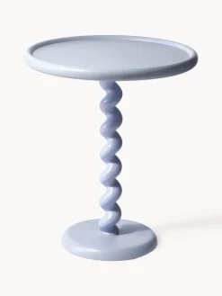 Best Pols Potten Table d'appoint ronde Twister Lavande