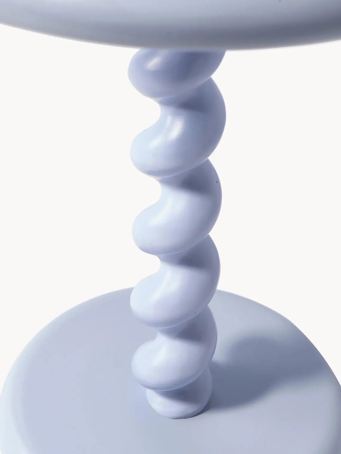 Best Pols Potten Table d'appoint ronde Twister Lavande