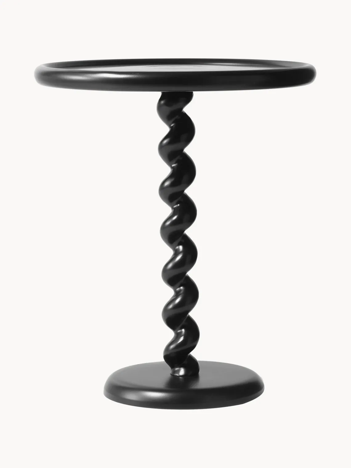 Discount Pols Potten Table d'appoint ronde Twister Noir