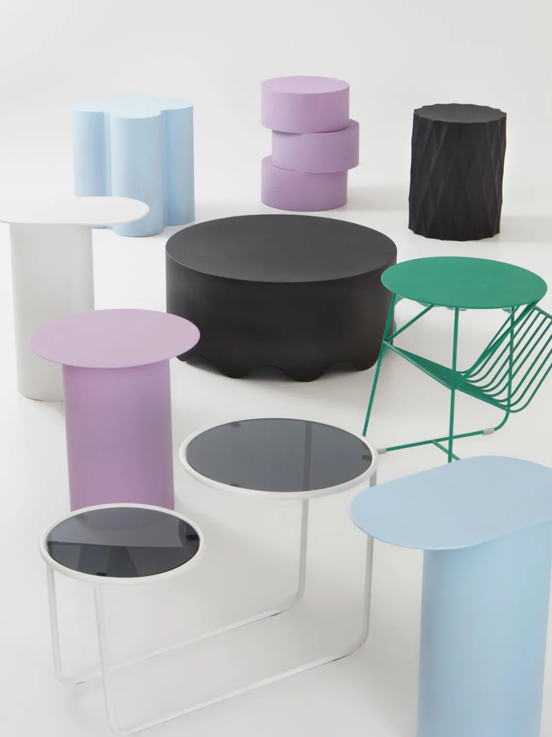Fashion Jotex Table d'appoint ronde Zele Lavande
