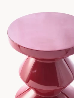 Discount Pols Potten Table d'appoint ronde Zig Zag Lie de vin