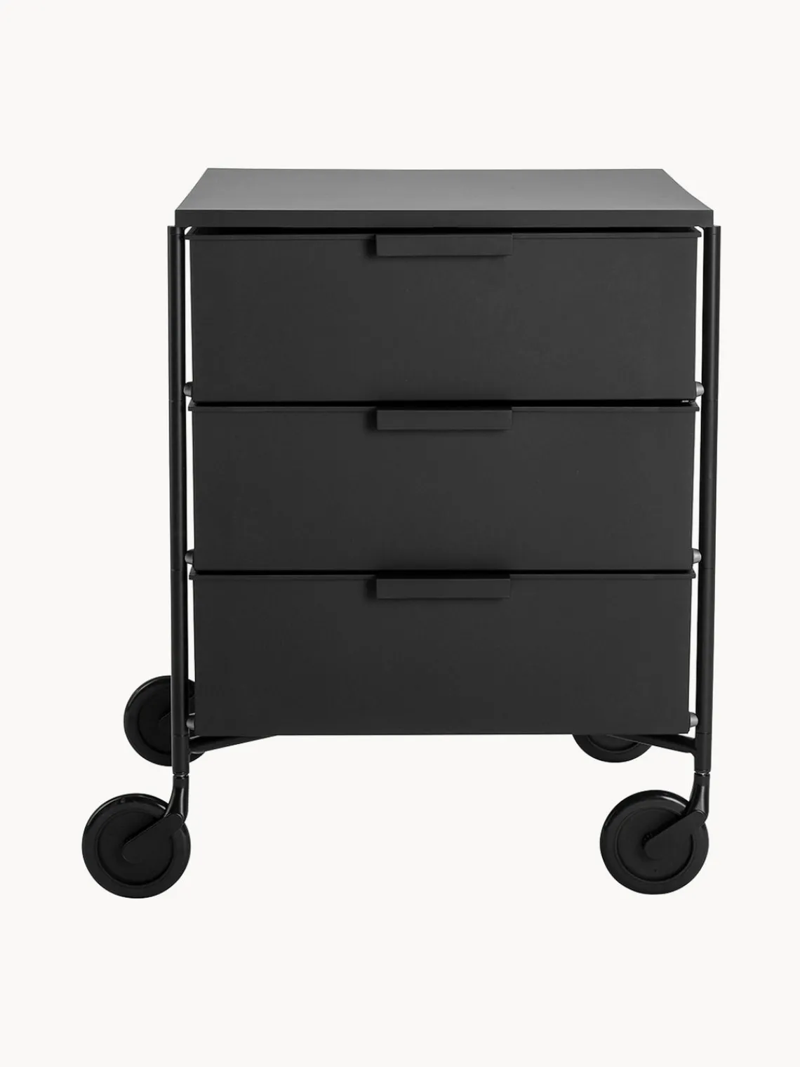 Online Kartell Table d'appoint sur roulettes Mobil Noir